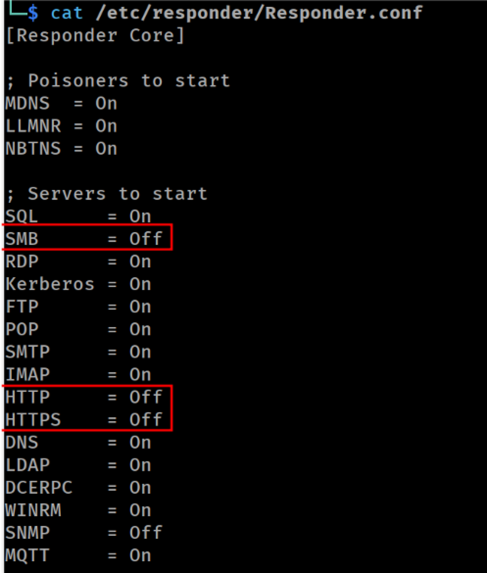 500|Responder configuration